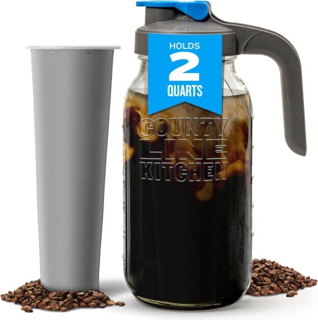 County Line Kitchen Cold Brew Mason Jar Iced Coffee Maker Review